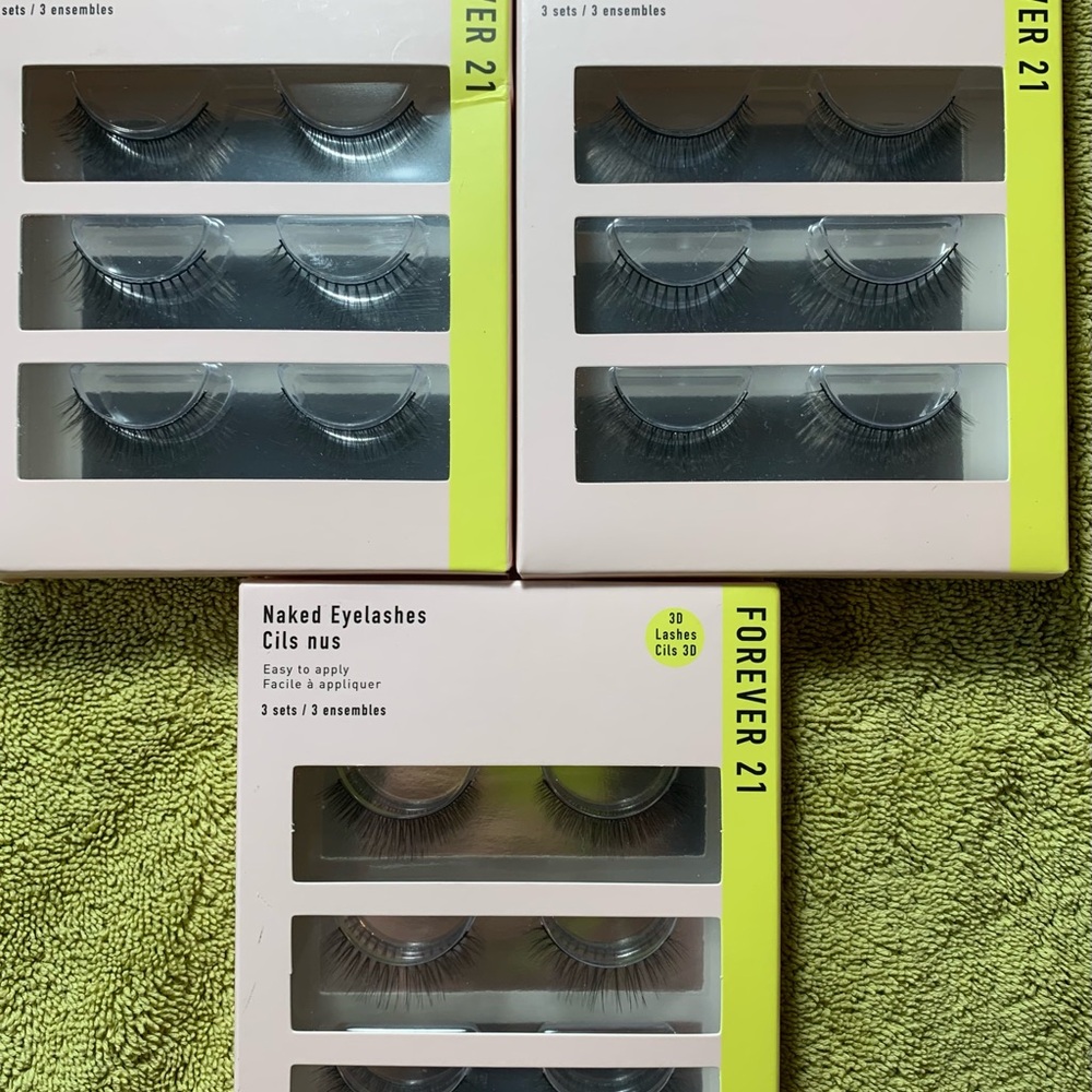 Forever 21 Naked Eyelashes Set - Yellow Packaging